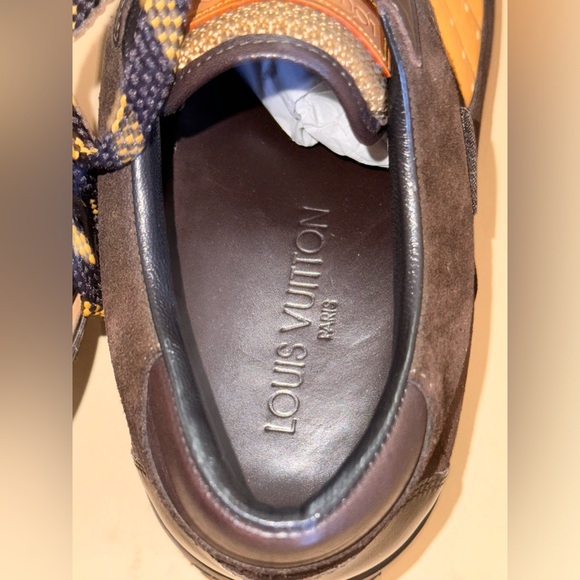 Louis Vuitton LV Trainer Suede Leather Sneakers - Picture 11 of 15